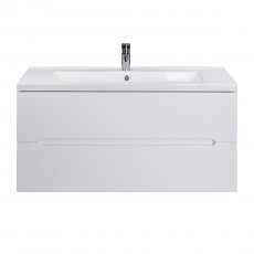 Тумба Octavio 100-A з умивальником Cosmopolitan 100 біла