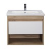 Тумба Oslo 70 Wood з умивальником Ideal 70 дуб крафт/біла