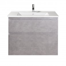 Тумба Палермо 80-U з умивальником SU-80 бетон світлий