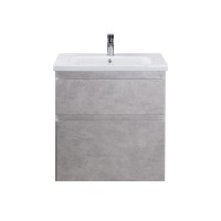 Тумба Палермо 70-U с умывальником ID-70 бетон светлый