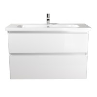 Тумба Палермо 100-U з умивальником ID-100 біла Тумба Палермо 100-U з умивальником ID-100 біла