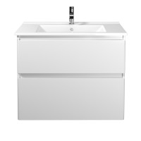 Палермо 80-U тумба в ванну з умивальником SU-80 біла