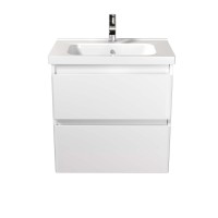 Тумба Сорренто 60-A з умивальником ID-60 біла