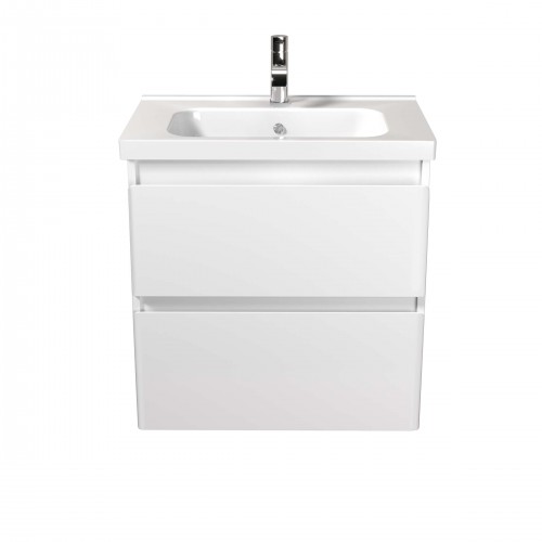 Тумба Сорренто 60-A з умивальником ID-60 біла