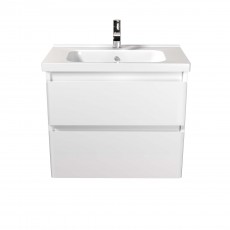 Тумба Сорренто 70-A з умивальником ID-70 біла