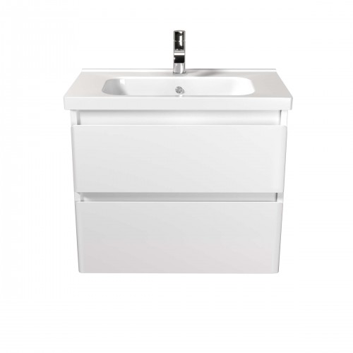 Тумба Сорренто 70-A з умивальником ID-70 біла