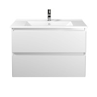 Тумба Сорренто 80-A з умивальником SU-80 біла