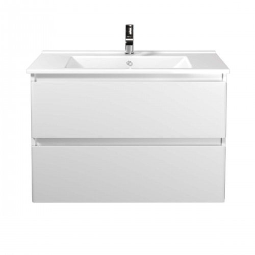Тумба Сорренто 80-A з умивальником SU-80 біла