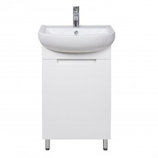 Тумба Тетріс 50 з умивальником Arteco 50 біла