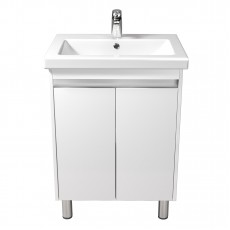 Тумба Сіті 70-U   з умивальником Cosmopolitan 70 біла підлогова/підвісна