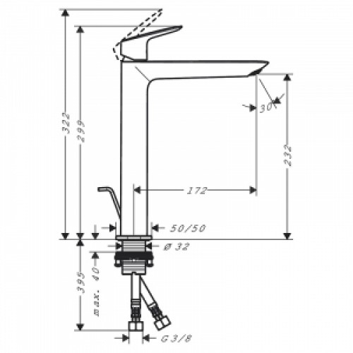 Змішувач Logis Fine HansGrohe 71257000
