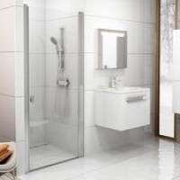 Душові двері Ravak Chrome CSD2- 110 Білий Transparent