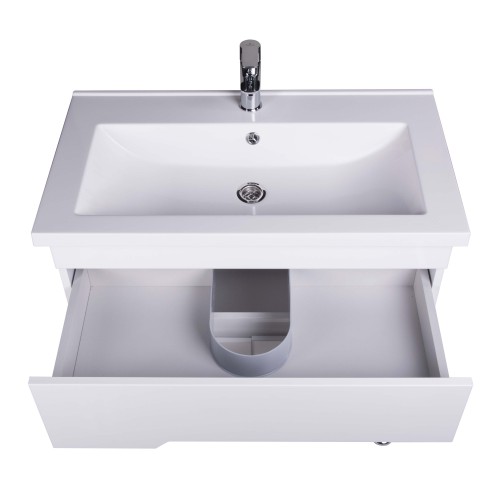 Тумба Форсаж 80 з умивальником Cosmopolitan 80 білий