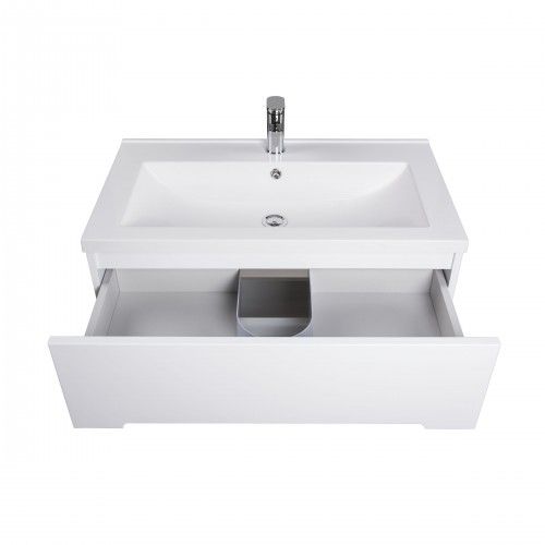 Тумба Octavio 80-A з умивальником Cosmopolitan 80 біла