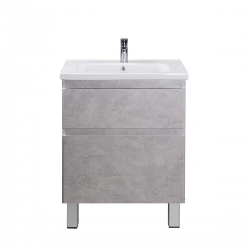 Тумба Палермо 70-U з умивальником ID-70 бетон світлий