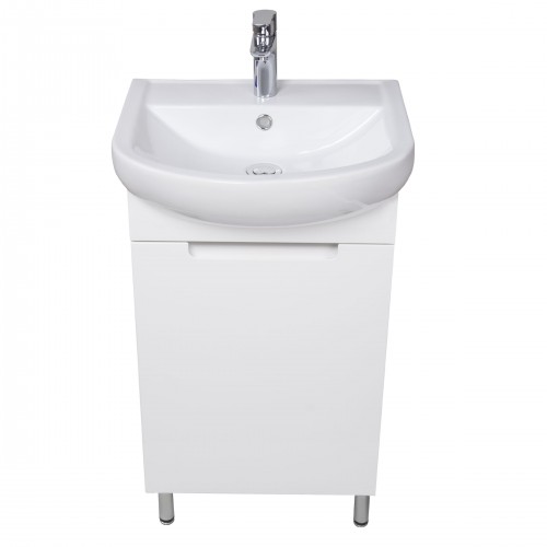 Тумба Тетріс 50 з умивальником Arteco 50 біла