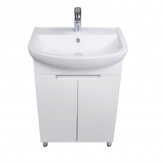 Тумба Тетріс 55 з умивальником Arteco 55 біла