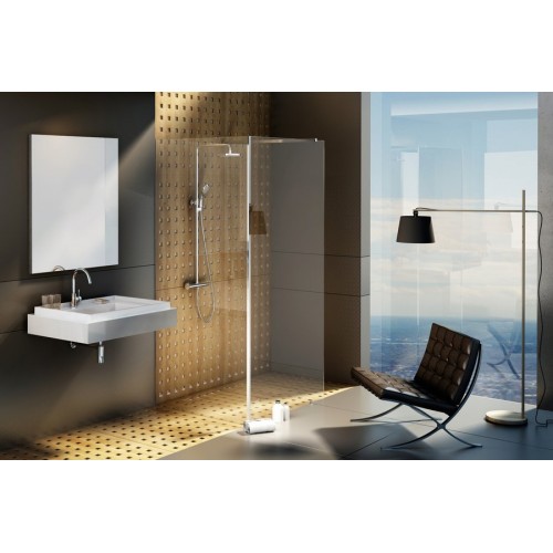 Нерухома стінка Ravak Walk In Corner-120/90 v.200 Чорний Transparent