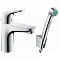 Смеситель Focus 100 с гигиеническим душем HansGrohe 31927000