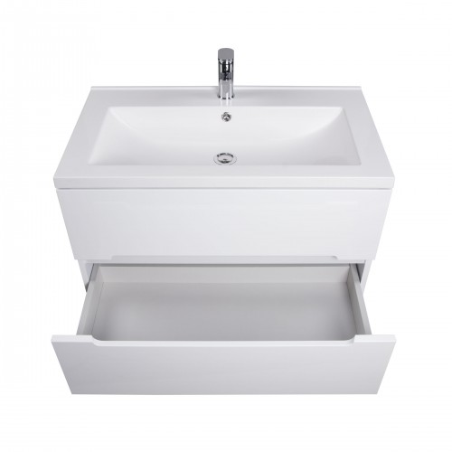 Тумба Octavio 80-A з умивальником Cosmopolitan 80 біла