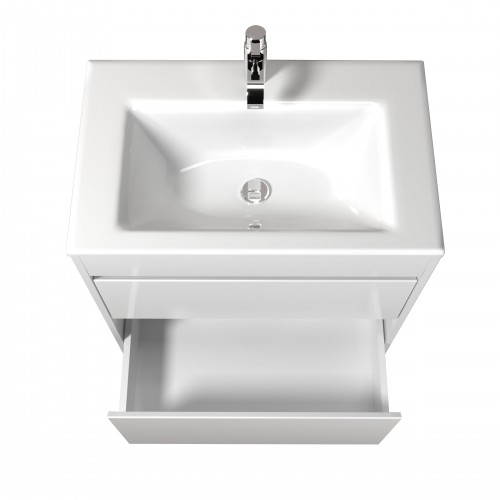 Тумба Prime 70 с умывальником Amalfi 70 напольная