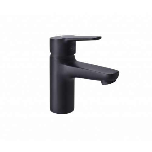 Змішувач для умивальника Rubineta Uno-18 чорний