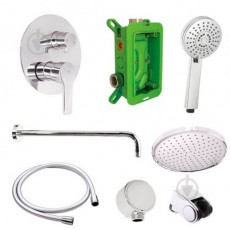 Змішувач для душу Rubineta Kubo-2F-Uno 625015