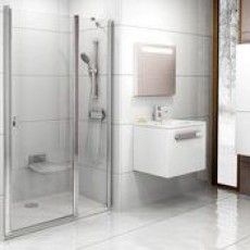 Душові двері Ravak Chrome CSD2- 120 Білий Transparent