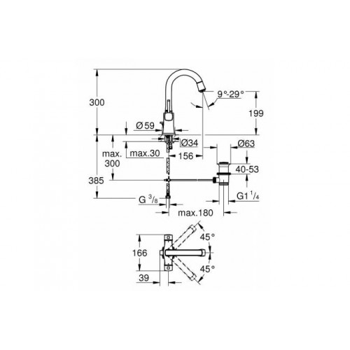 Смеситель Grandera Grohe (21107000)