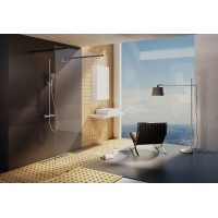 Нерухома стінка Ravak Walk In Free-160 v.200 Полір. алюм. Transparent