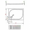 Піддон Delos D 90x75 Radaway (4D97545-03)