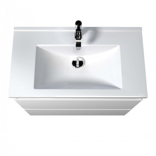 Тумба Сорренто 80-A з умивальником SU-80 біла