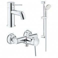 Набір змішувачів 3 в1 GROHE BAU CLASSIC 123867S