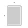 Зеркало MD-LED 60х80/80x60 с LED-подсветкой