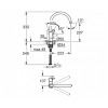Змішувач BauLoop для кухні Grohe (31368001)