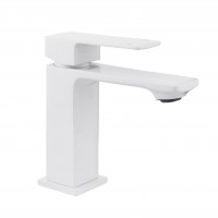 Смеситель для умывальника PERLA "Robin" БЕЛЫЙ PBZ6203W