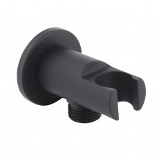 Переход PERLA 1/2 н-н круглый с держателем ЧЕРНЫЙ PSA2431B