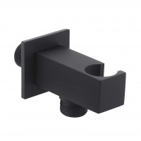 Переход PERLA 1/2 н-н квадратный с держателем ЧЕРНЫЙ PSA2432B