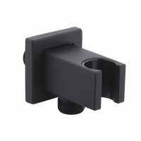 Переход PERLA 1/2 н-н квадратный с держателем ЧЕРНЫЙ PSA2433B