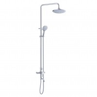 Змішувач "OCELI" для ванни з душовою стійкою НЕРЖ з аксесуарами PSS1204