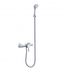 Змішувач для душу PERLA "OCELI" нерж з аксесуарами PSS205