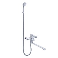 Змішувач для ванни PERLA "OCELI" L300 нерж. з аксесуарами PSS214