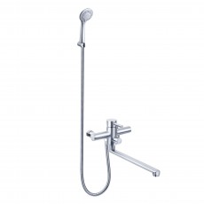 Змішувач для ванни PERLA "OCELI" L300 нерж. з аксесуарами PSS214