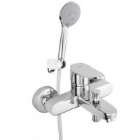 Смеситель для ванн Rubineta (Static-10/К(N) корпус - монолит, лейка шланг A10A08N