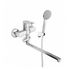 Смеситель для ванн Rubineta (Static-12/C) изл. 300мм лейка шланг A2CA08N**