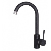 Змішувач для кухні Rubineta (AXE-33 (Bk)  картридж 35мм, високий ізл 332 мм AX30068 **