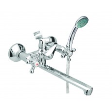 Смеситель для ванн Rubineta (C-1 Cross) изл. 300мм лейка шланг C1SK06