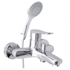 Смеситель для ванн Rubineta (Niса-10/К) корпус - монолит, лейка шланг NI10K08