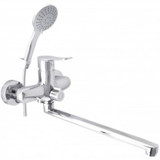 Смеситель для ванны Rubineta (Nica-11/С) изл. 300мм лейка шланг NI11CK08