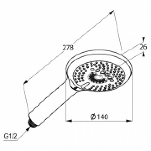 Лейка Freshline Kludi (679000500)